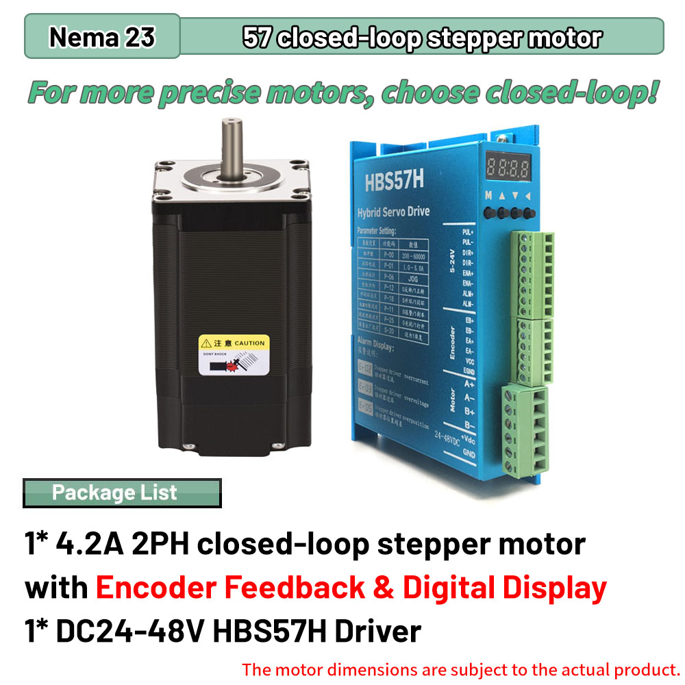 Nema23 57mm stappenmotorset me - Nema 23 Closed Loop Stepper Motor Driver Kit recensie en prijs
